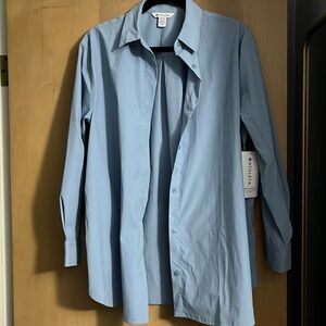 NWT Womens Medium Athleta Oversized Poplin Top